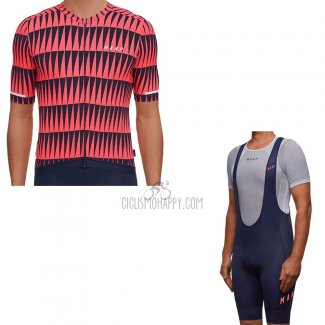 Maap Cycling Jersey Bib Short 2019 Men Short Sleeve Red Black