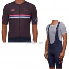 Maap Nationals Mulberry Cycling Jersey Bib Short 2019 Men Short Sleeve Marron