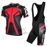 Nalini Salorno Cycling Jersey Bib Short 2017 Men Short Sleeve Black and Red