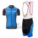 Nalini Sinello Ti Cycling Jersey Bib Short 2017 Men Short Sleeve Blue