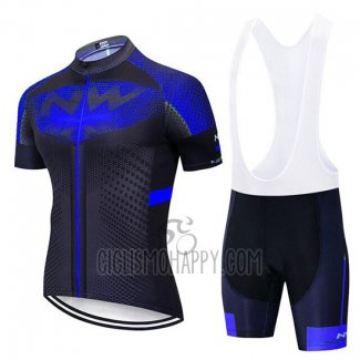 Northwave Cycling Jersey Bib Short 2020 Men Short Sleeve Blue Black