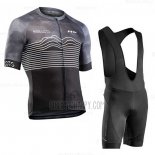 Northwave Cycling Jersey Bib Short 2020 Men Short Sleeve Gray Black
