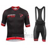 Pinarello Cycling Jersey Bib Short 2016 Men Short Sleeve Black and Red