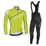 Specialized Cycling Jersey Bib Tight 2016 Men Long Sleeve Ml Black Green
