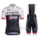 Trek Segafredo Cycling Jersey Bib Short 2016 Short Sleeve Black and White