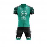 Vital Concept-bb Hotels Cycling Jersey Bib Short 2020 Men Short Sleeve White Green(1)