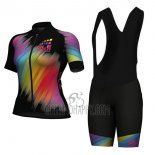 ALE Cycling Jersey Bib Short 2017 Women Short Sleeve Black