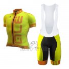 ALE Graphics Prr Arcobaleno Cycling Jersey Bib Short 2017 Men Short Sleeve Yellow