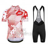 Assos Erlkoenig Cycling Jersey Bib Short 2020 Men Short Sleeve Red White