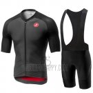 Castelli Aero Race Cycling Jersey Bib Short 2019 Men Short Sleeve Black