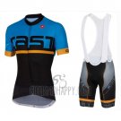 Castelli Cycling Jersey Bib Short 2016 Men Short Sleeve Blue Black