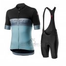 Castelli Cycling Jersey Bib Short 2020 Men Short Sleeve Blue(1)