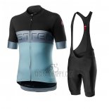 Castelli Cycling Jersey Bib Short 2020 Men Short Sleeve Blue(1)