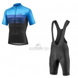 Giant Cycling Jersey Bib Short 2021 Men Short Sleeve Black Blue(1)