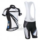 Giordana Cycling Jersey Bib Short 2014 Men Short Sleeve White