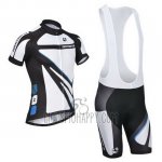 Giordana Cycling Jersey Bib Short 2014 Men Short Sleeve White