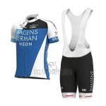 Hagens Berman Axeon Cycling Jersey Bib Short 2020 Men Short Sleeve Bluee White