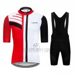 Le Col Cycling Jersey Bib Short 2020 Men Short Sleeve Black White Red