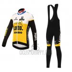 Lotto NL Jumbo Cycling Jersey Bib Tight 2016 Long Sleeve Yellow and Black