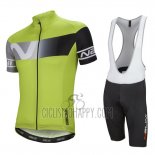 Nalini Cycling Jersey Bib Short 2016 Men Short Sleeve Light Green