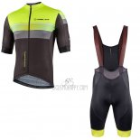 Nalini Cycling Jersey Bib Short 2022 Men Short Sleeve Yellow