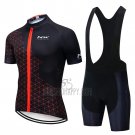Northwave Cycling Jersey Bib Short 2020 Men Short Sleeve Black Red(1)