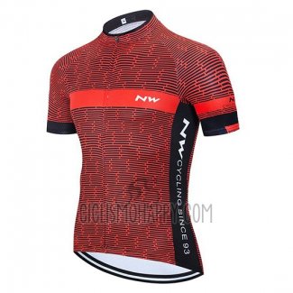 Northwave Cycling Jersey Bib Short 2020 Men Short Sleeve Red Black White