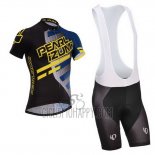 Pearl Izumi Cycling Jersey Bib Short 2014 Men Short Sleeve Black and Yellow