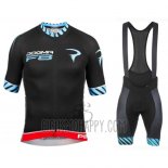 Pinarello Cycling Jersey Bib Short 2016 Men Short Sleeve Black and Blue