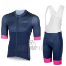 RH+ Cycling Jersey Bib Short 2018 Women Short Sleeve Dark Blue