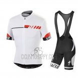 Specialized Cycling Jersey Bib Short 2015 Men Short Sleeve White