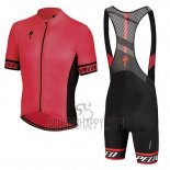 Specialized Cycling Jersey Bib Short 2018 Men Short Sleeve Pink Black