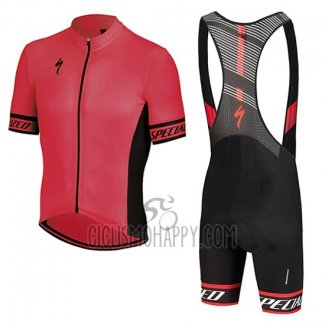 Specialized Cycling Jersey Bib Short 2018 Men Short Sleeve Pink Black