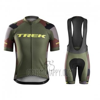 Trek Cycling Jersey Bib Short 2018 Short Sleeve Camouflage