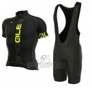 ALE Graphics Prr Nominal Cycling Jersey Bib Short 2017 Men Short Sleeve Yellow and Black