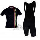 Biemme Cycling Jersey Bib Short 2017 Women Short Sleeve Black
