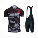 Castelli Cycling Jersey Bib Short 2021 Men Short Sleeve Black Gray