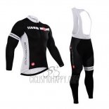 Castelli Cycling Jersey Bib Tight 2015 Men Long Sleeve Deep Black