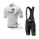 Giro D'italy Cycling Jersey Bib Short 2019 Men Short Sleeve White