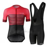 Le Col Cycling Jersey Bib Short 2021 Men Short Sleeve Black Red