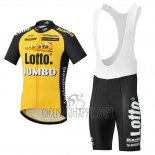 Lotto NL Jumbo Cycling Jersey Bib Short 2017 Short Sleeve Jumbo Yellow
