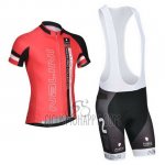 Nalini Cycling Jersey Bib Short 2014 Men Short Sleeve Black and Red