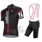 Nalini Cycling Jersey Bib Short 2016 Men Short Sleeve Black and Red