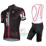 Nalini Cycling Jersey Bib Short 2016 Men Short Sleeve Black and Red