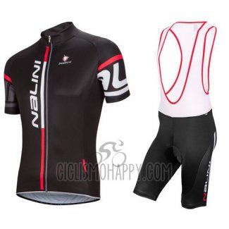 Nalini Cycling Jersey Bib Short 2016 Men Short Sleeve Black and Red