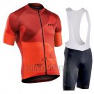 Northwave Cycling Jersey Bib Short 2019 Men Short Sleeve Orange