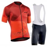 Northwave Cycling Jersey Bib Short 2019 Men Short Sleeve Orange