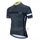 Northwave Cycling Jersey Bib Short 2020 Men Short Sleeve Gray Black White