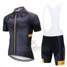 Northwave Cycling Jersey Bib Short 2020 Men Short Sleeve Gray Black Yellow