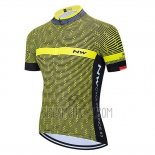 Northwave Cycling Jersey Bib Short 2020 Men Short Sleeve Yellow Black White